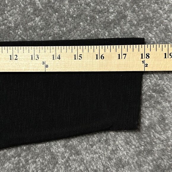 J. Jill Wearable Collection Tunic Top Women S Black V‎ Neck Rayon Stretch X68 - Picture 12 of 12